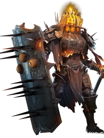 Fire Knight character render — RAID: Shadow Legends