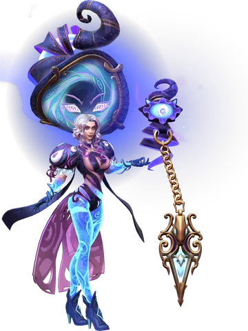 Charvaine the Hypnomancer character render — Invokers: Titan Legacy