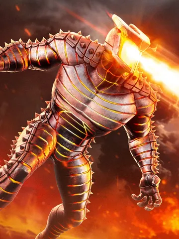 Destroyer character render — MARVEL Strike Force