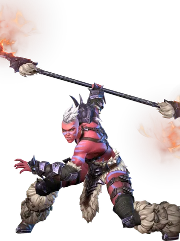 Akara the Cleaver character render — Invokers: Titan Legacy