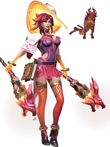 Alasinthe character render — Invokers: Titan Legacy