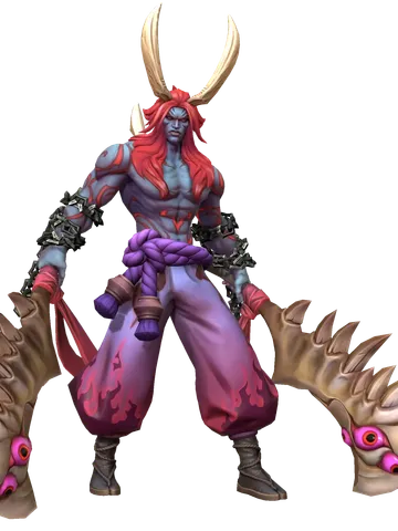 Bonetaker Kotsuga character render — Invokers: Titan Legacy