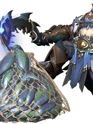 Bruk the Hook character render — Invokers: Titan Legacy