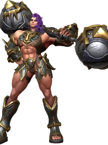 Brunna character render — Invokers: Titan Legacy