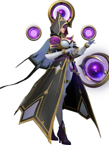Darkseer Lumisa character render — Invokers: Titan Legacy