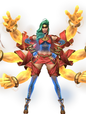 Devi of the Six character render — Invokers: Titan Legacy