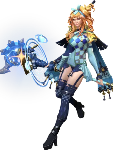 Evelise the Tactician character render — Invokers: Titan Legacy
