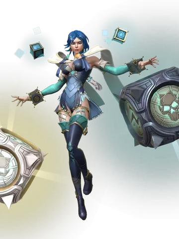 Fatefinder Dylaine character render — Invokers: Titan Legacy