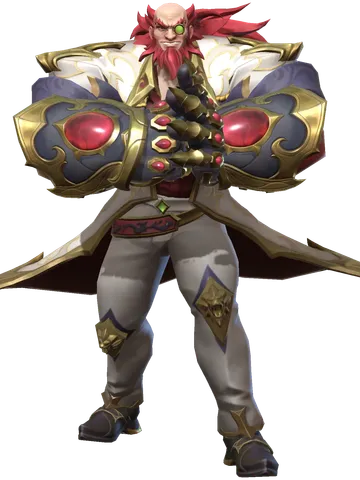 Grandmaster Vos character render — Invokers: Titan Legacy
