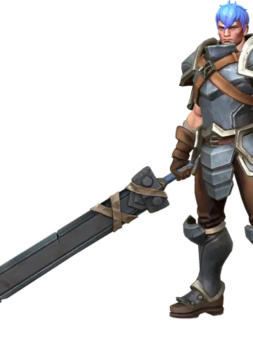 Ironblade Darus character render — Invokers: Titan Legacy