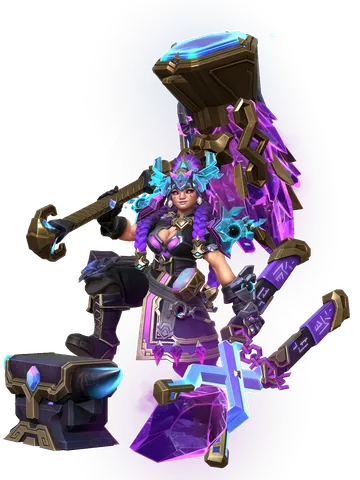 Kosmi the Voidsmith character render — Invokers: Titan Legacy