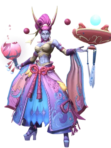 Life Blossom Kamiwa character render — Invokers: Titan Legacy