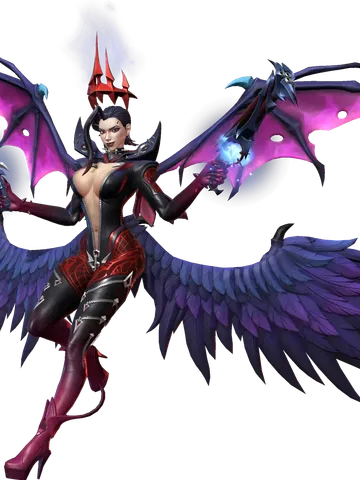 Marilla the Black Salvo character render — Invokers: Titan Legacy