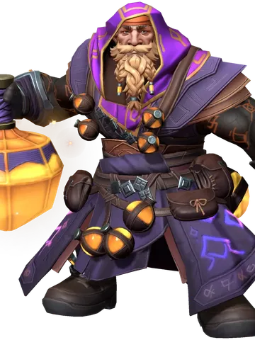 Meldrun the Mixer character render — Invokers: Titan Legacy