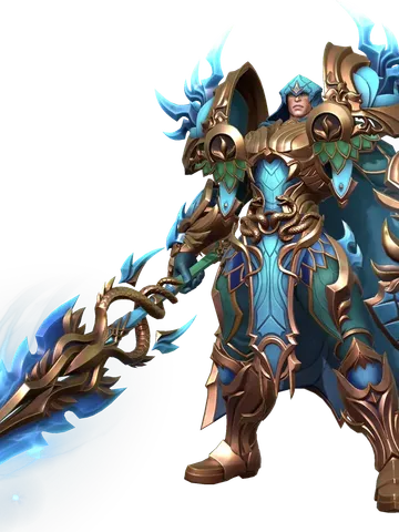 Rikharel the Seascale character render — Invokers: Titan Legacy