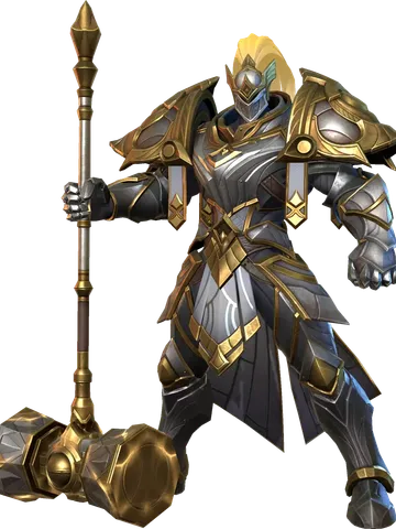 Sanctus the Valiant character render — Invokers: Titan Legacy