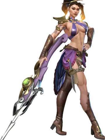 Sawtooth Veyna character render — Invokers: Titan Legacy
