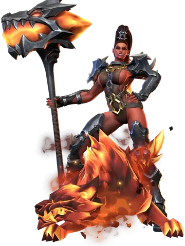 Sinndra character render — Invokers: Titan Legacy