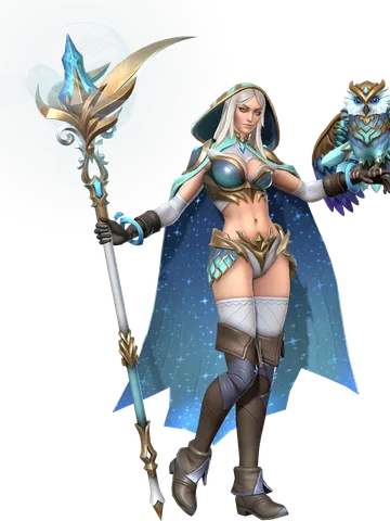 Thiselle the Highseer character render — Invokers: Titan Legacy