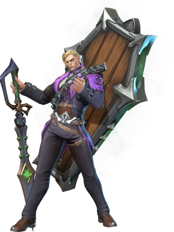 Valentu the Devoted character render — Invokers: Titan Legacy