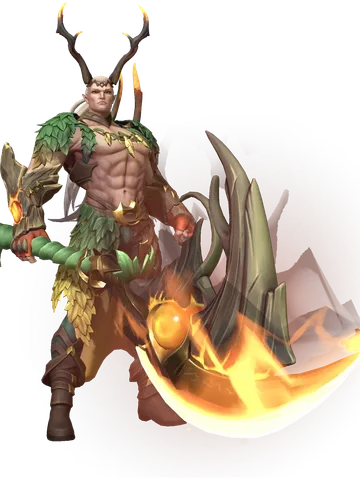 Wild King Caladras character render — Invokers: Titan Legacy