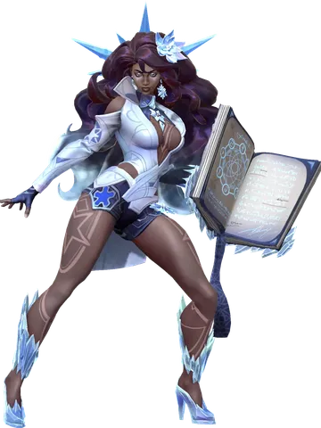 Winterpage Desmara character render — Invokers: Titan Legacy
