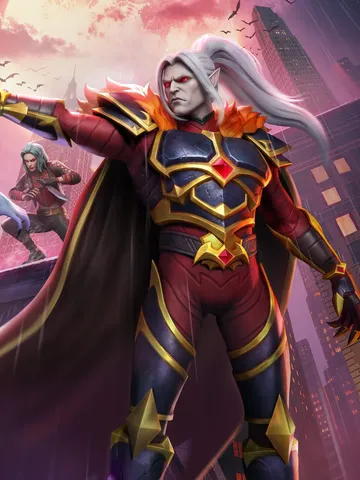 Dracula character render — MARVEL Strike Force