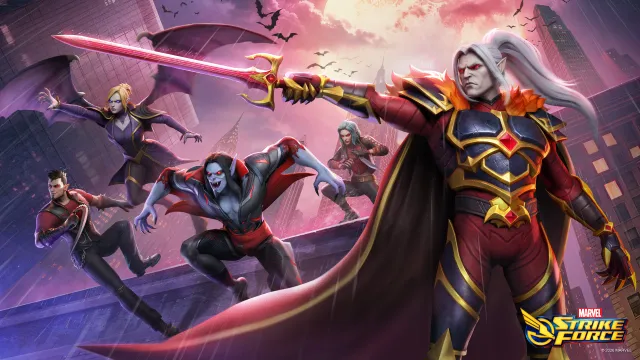 Dracula character render — MARVEL Strike Force