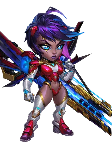 Eva character render — Hero Wars