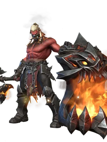 Furnos the Iron Wall character render — Invokers: Titan Legacy