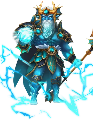 Poseidon character render — Summoners War
