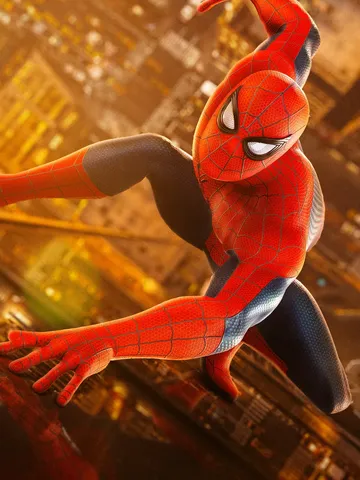 Spider-Man character render — MARVEL Strike Force