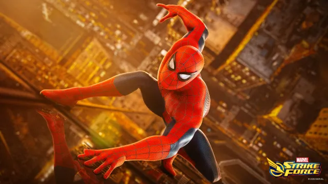 Spider-Man character render — MARVEL Strike Force
